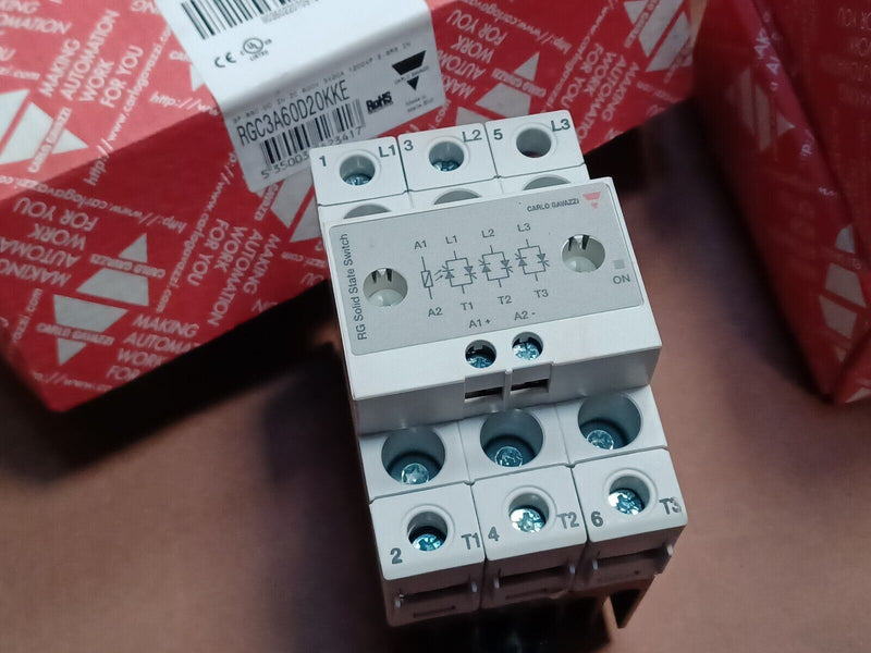 CARLO GAVAZZI RGC3A60D20KKE Solid State RG Contactor Switch