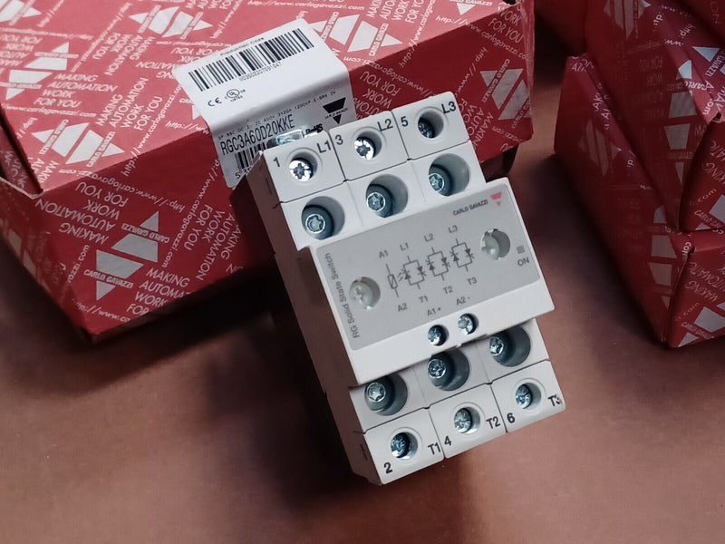 CARLO GAVAZZI RGC3A60D20KKE Solid State RG Contactor Switch