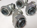 Lot of 4 Seal Tight 90 Degree Flexible Conduit 2" Metal Connectors