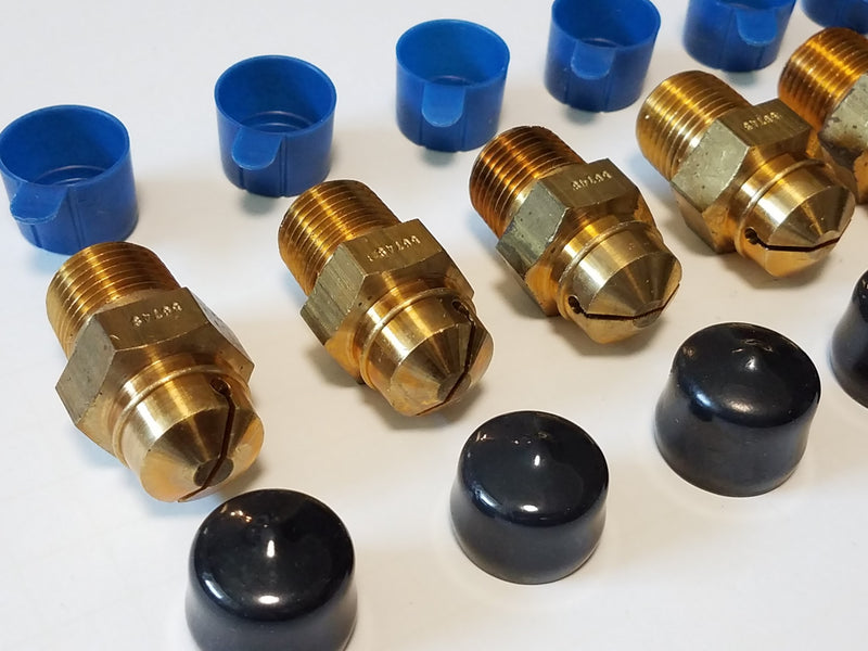 Lot of (8) ANSUL 56748 Nozzle F1/2 Brass - NOS