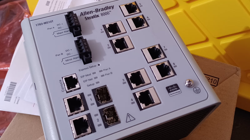 Allen Bradley 1783-MS10T Ser:A Stratix 8000 Ethernet Managed Switch