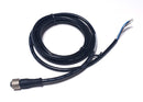 Banner MQDC1-506 5-Pin Straight Female M12 Connector 5-Wire Black Cable 2m