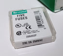 LittleFuse 0235002.VXP 250VAC 2A Fast Acting Fuses ( Lot of 100 ) New