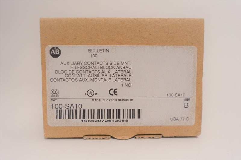 Allen Bradley 100-SA10 Ser:B Auxiliary Side Mount Contact 1 N/O