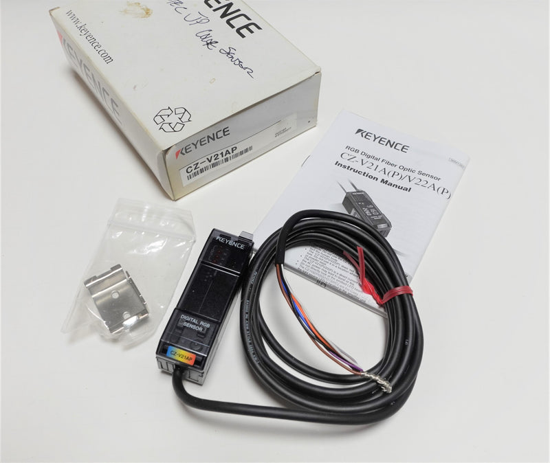 Keyence CZ-V21AP RGB Digital Fiberoptic Sensor