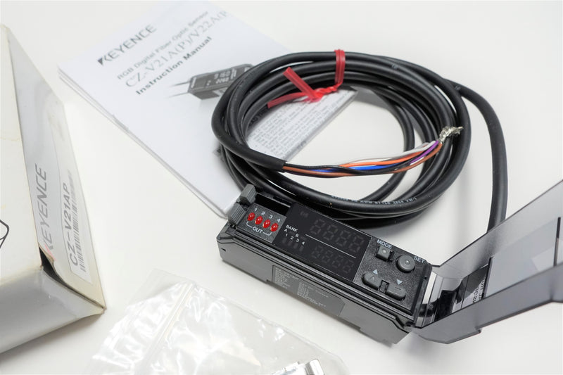 Keyence CZ-V21AP RGB Digital Fiberoptic Sensor